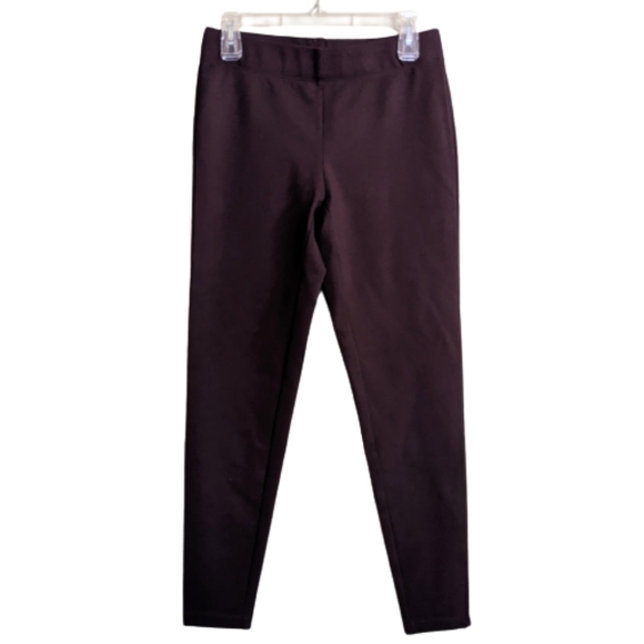 Slimming Options Legging Brown Compression Stretch Wide Elastic Waist - Picture 1 of 16